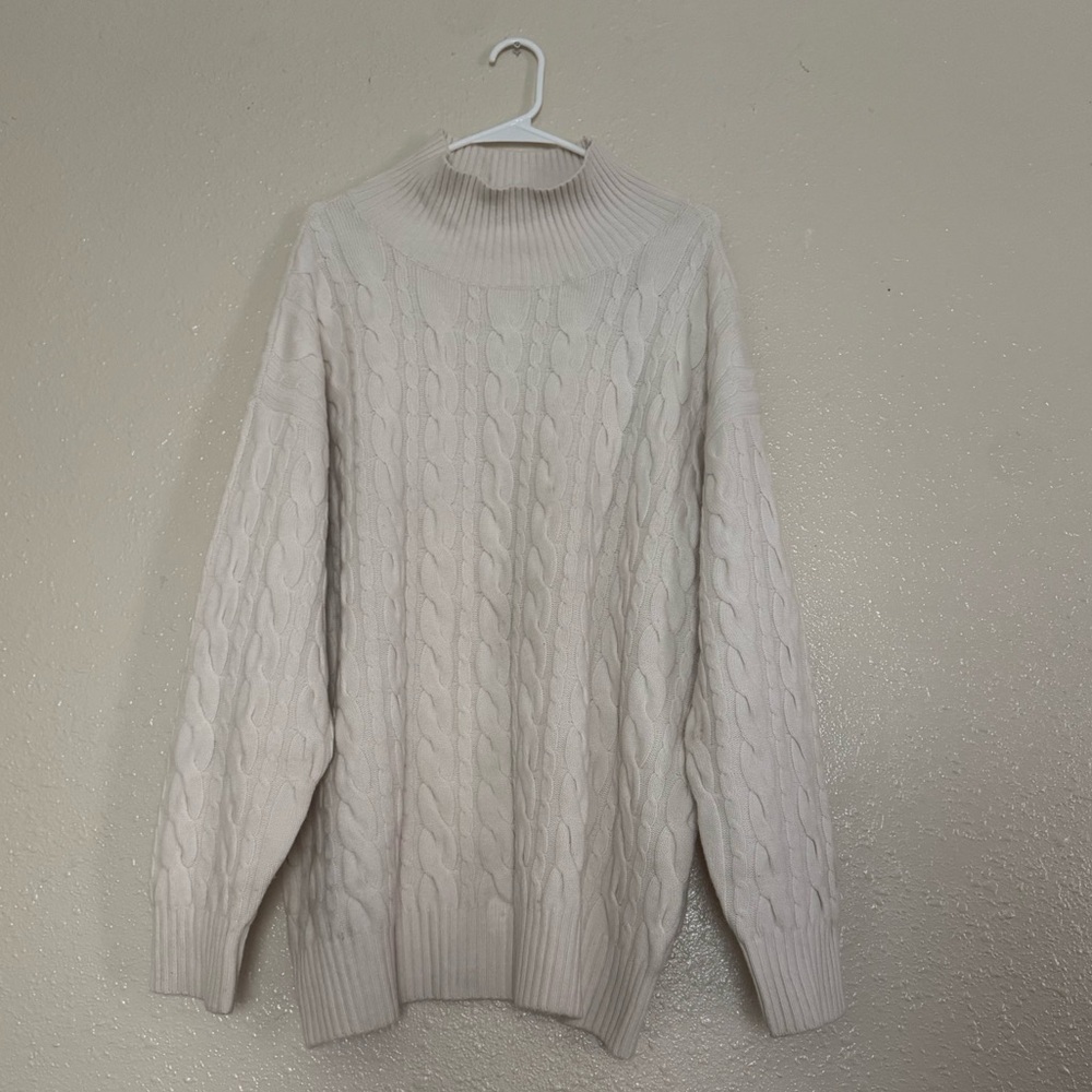 Babaton Stargaze Cable Knit Turtleneck Sweater - Picture 2 of 9